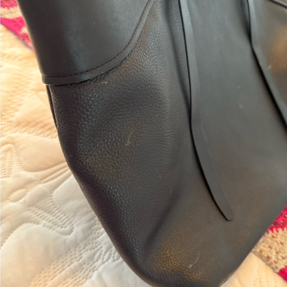 Rebecca Minkoff Black Structured Tote with Timeless Design - Picture 3 of 16